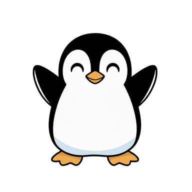Pinguim - Celebrando o sucesso!
